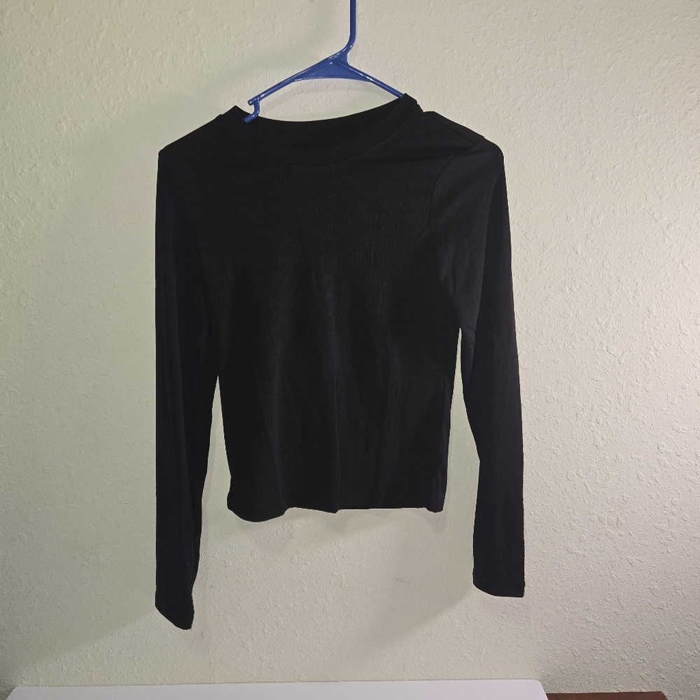 Womens fitted long sleeve top OQQ